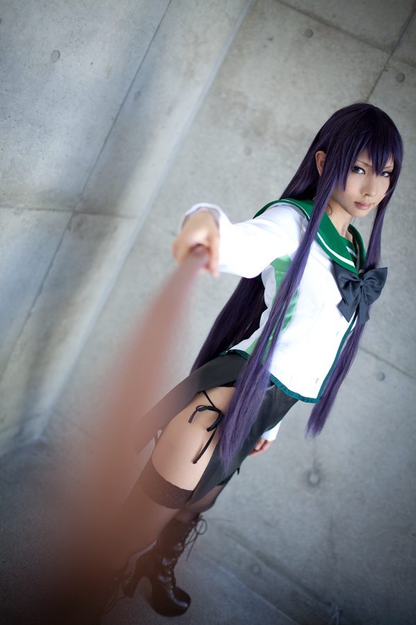 [Cosplay] 2013.04.09 游戏美女丝袜套图 Sexy Saeko Busujima